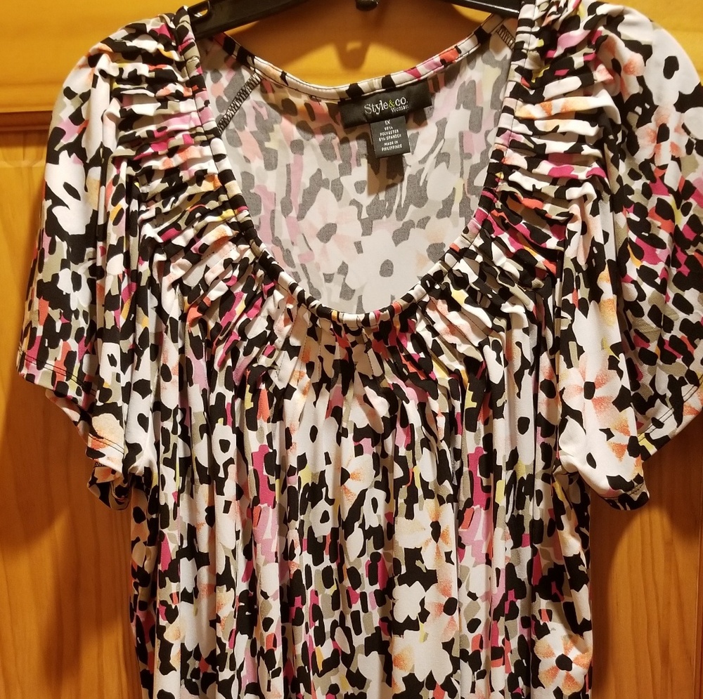 Style and Co work wear blouse sz 1X